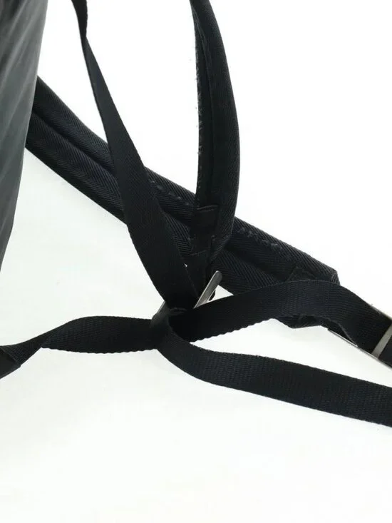 PRADA Backpack Nylon Black Silver Auth bs31873 - Picture 11 of 16